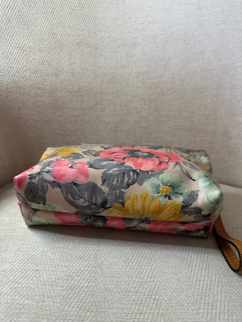 Patricia Nash Pink & Mint Floral Fold-Over Wristlet